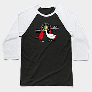 Peru Geese Baseball T-Shirt